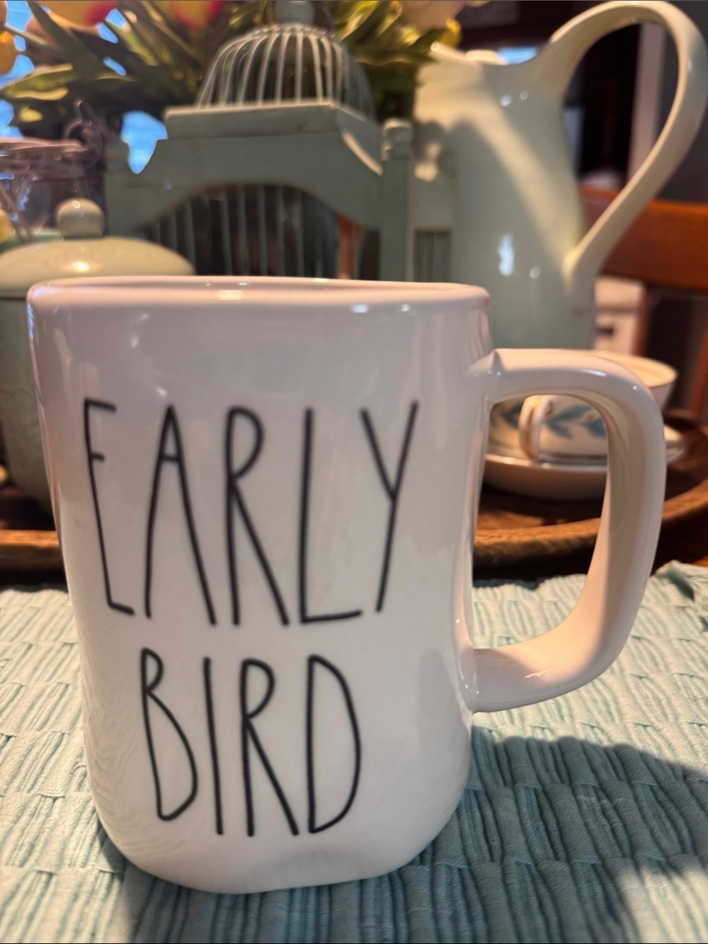 RAE DUNN by Magenta “Early Bird” Mug